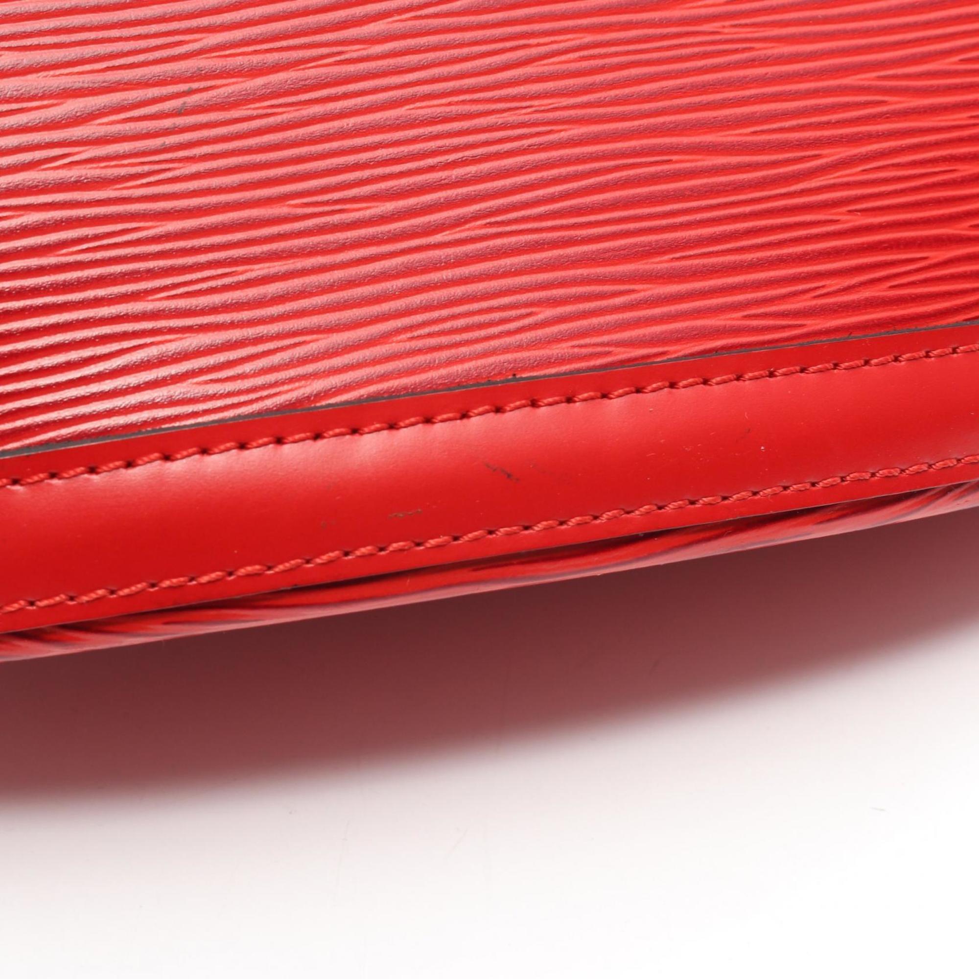 Louis Vuitton Castilian Red Red Color Epi Leather Handbag Shoulder Bag