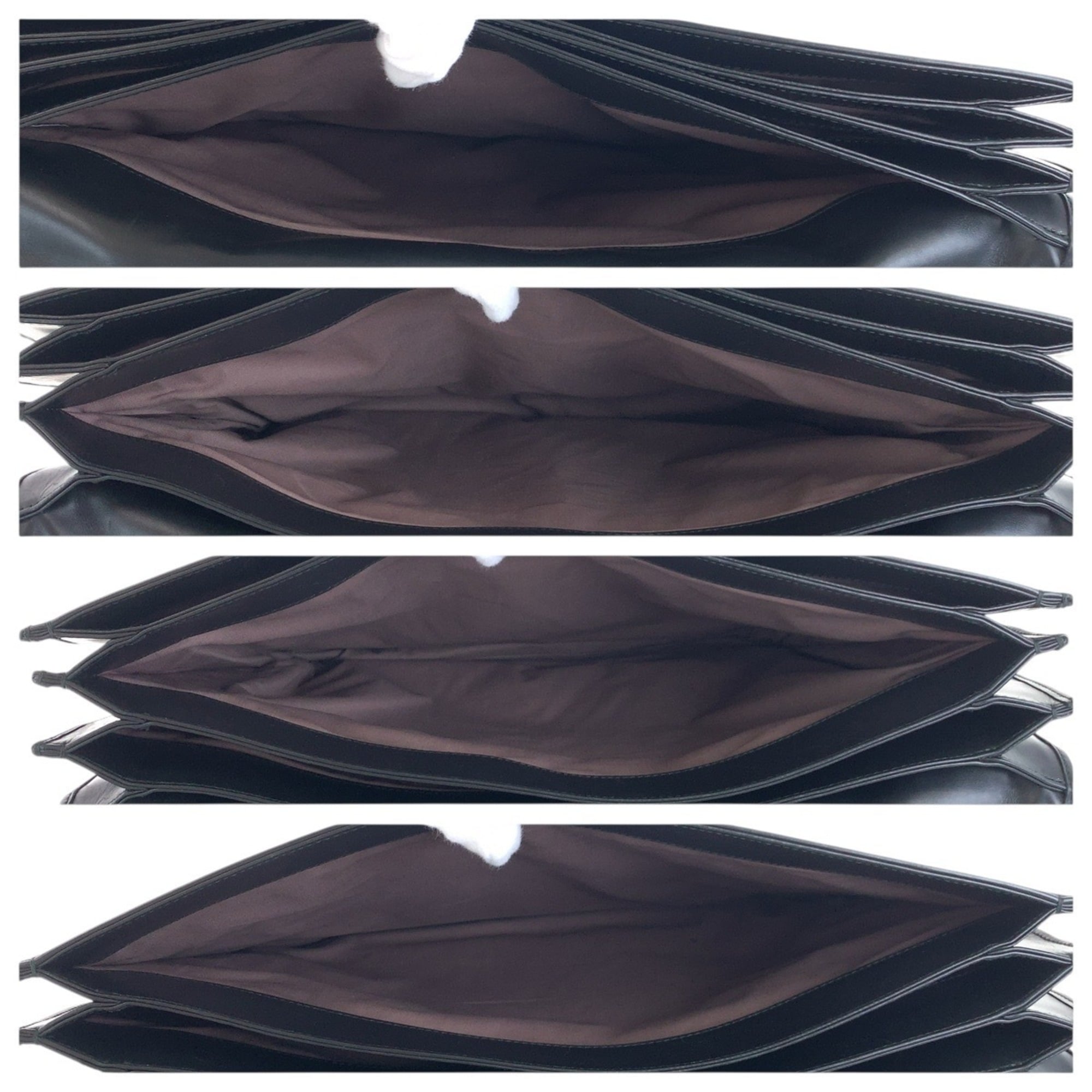 Bottega Veneta Intrecciato Black Leather Briefcase