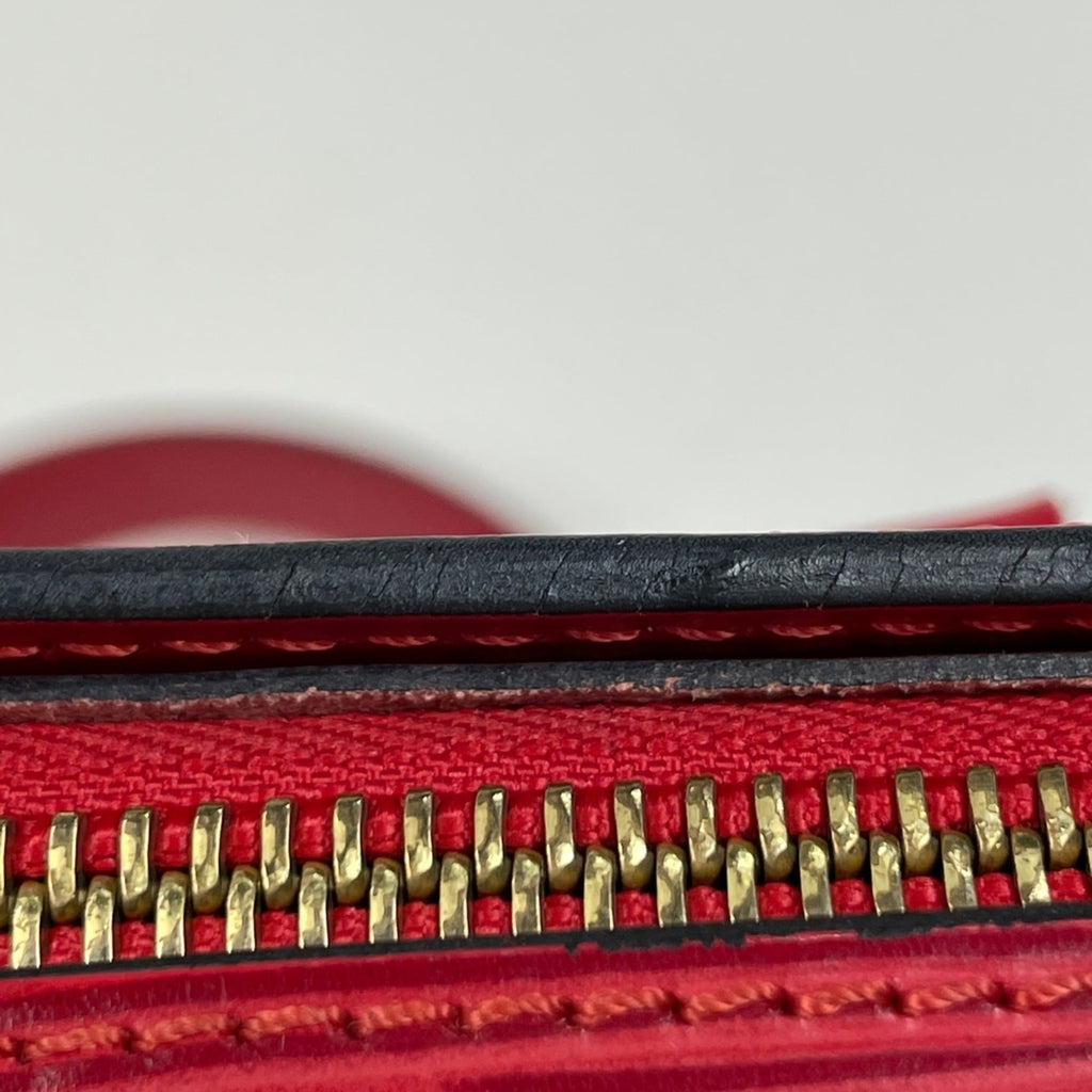 Louis Vuitton Rouge Epi Leather Handbag