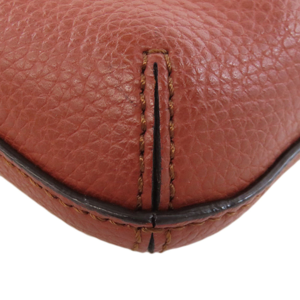 Chloé Brown Red Brown Leather Shoulder Bag (Pre-Owned)
