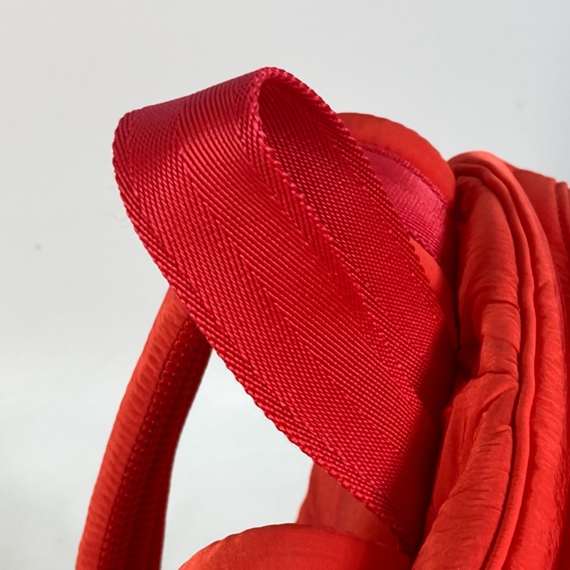Bottega Veneta Red Color Nylon Backpack