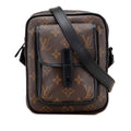 Louis Vuitton Monogram Macassar Black Brown Pvc Leather Shoulder Bag