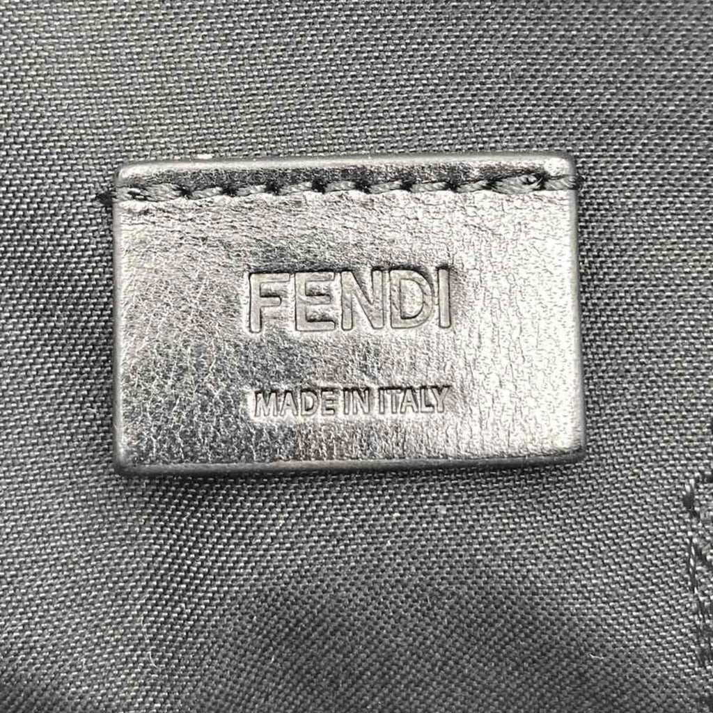 Fendi Yellow Leather Clutch Bag