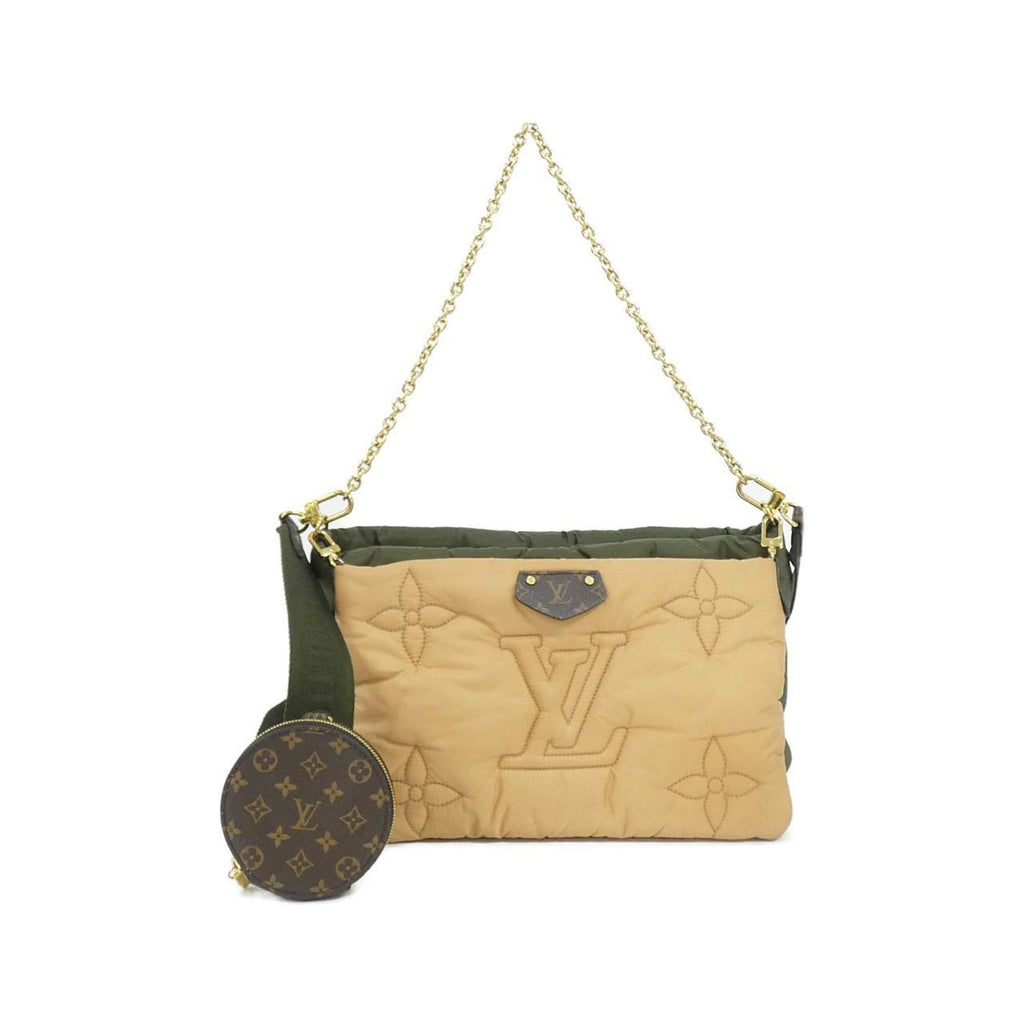 Louis Vuitton Beige Khaki Pochette Shoulder Bag