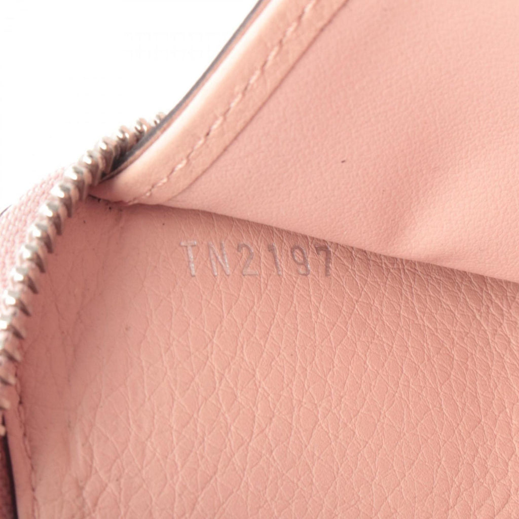 Louis Vuitton Magnolia Pink Mahina Leather Long Wallet