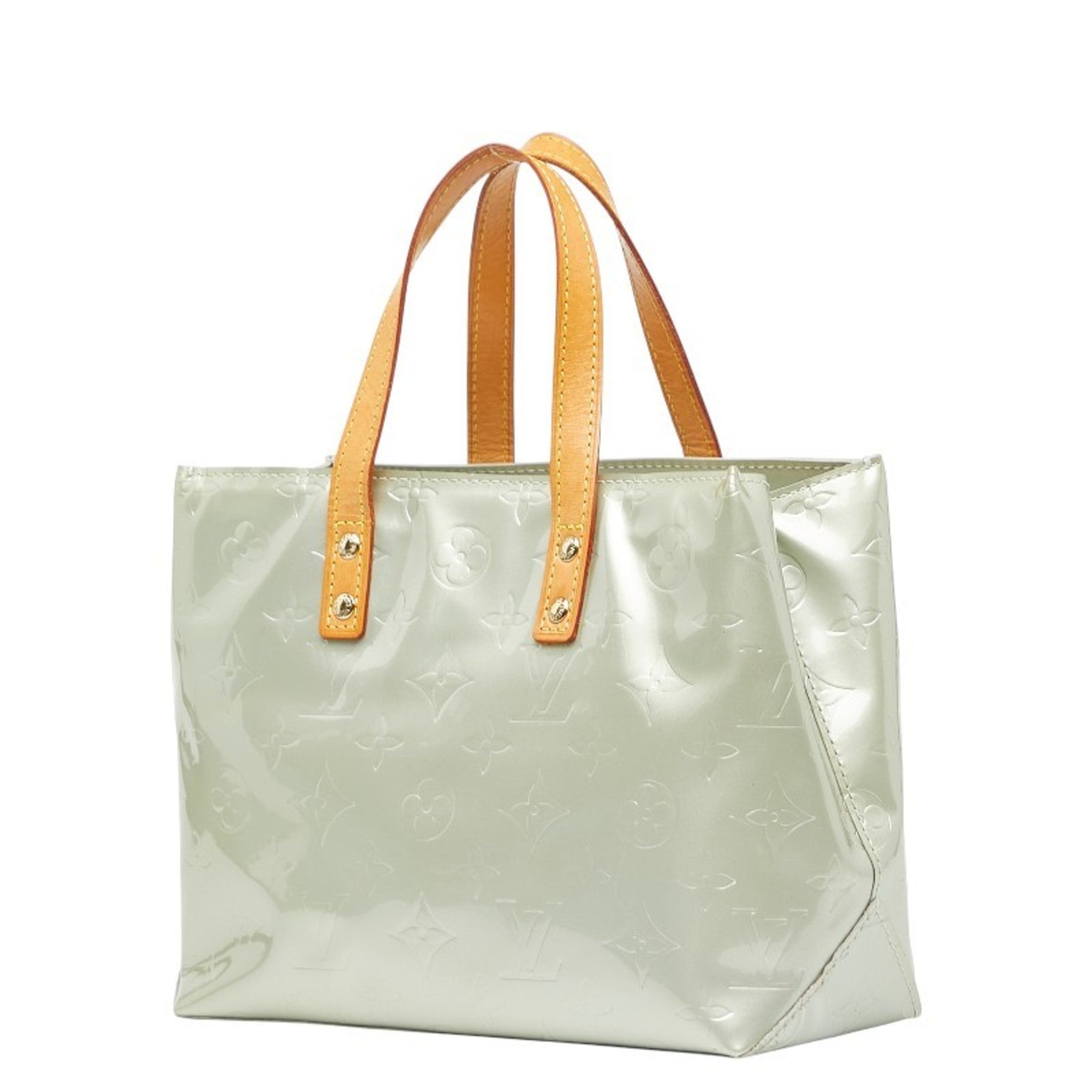 Louis Vuitton Monogram Vernis Gris Patent Leather Handbag