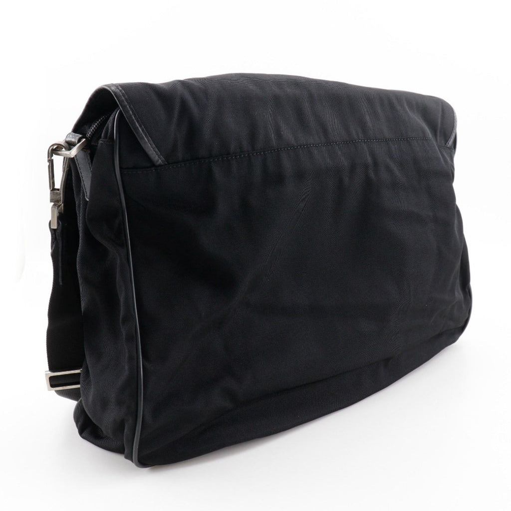 Gucci Black Nylon Canvas Shoulder Bag Sling Bag (Pre-Owned)