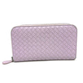 Bottega Veneta Purple Leather Long Wallet (Bi-Fold)