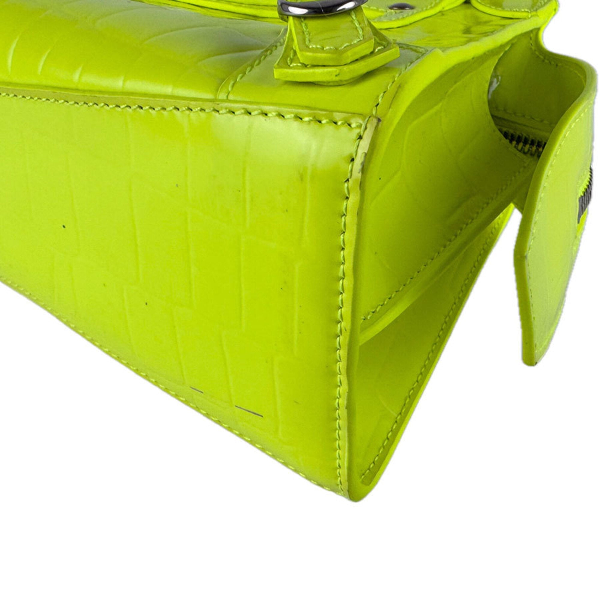 Balenciaga Yellow Leather Handbag Shoulder