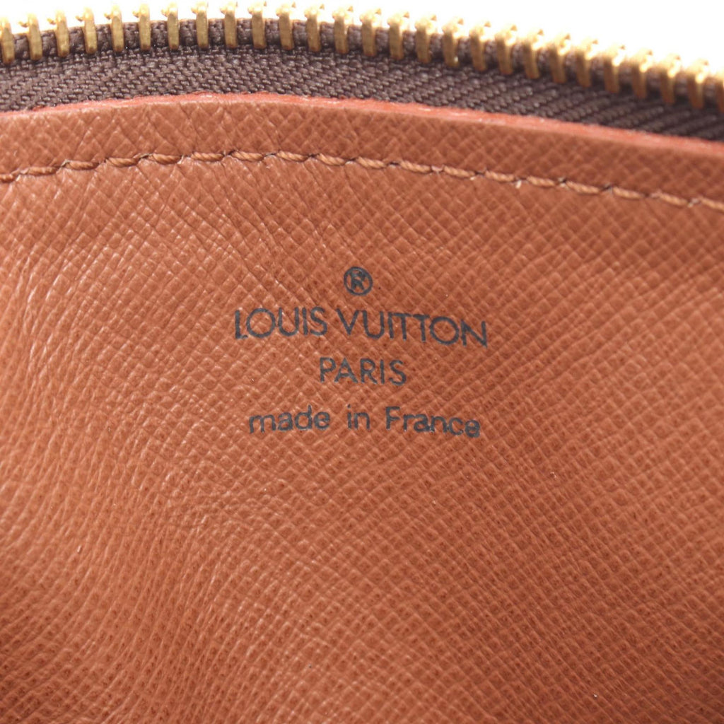 Louis Vuitton Brown Coated Canvas Pvc Monogram Leather Handbag