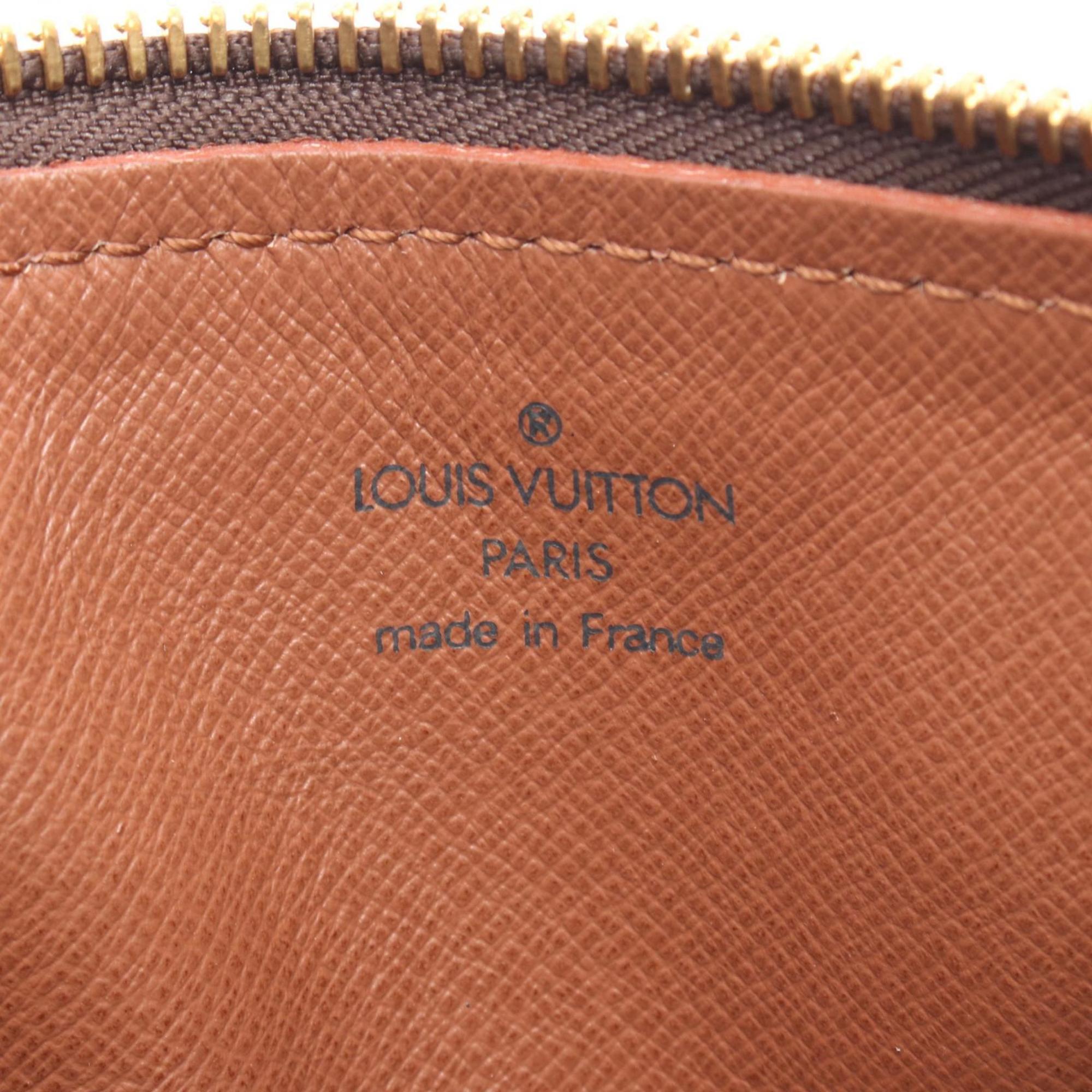Louis Vuitton Brown Coated Canvas Pvc Monogram Leather Handbag