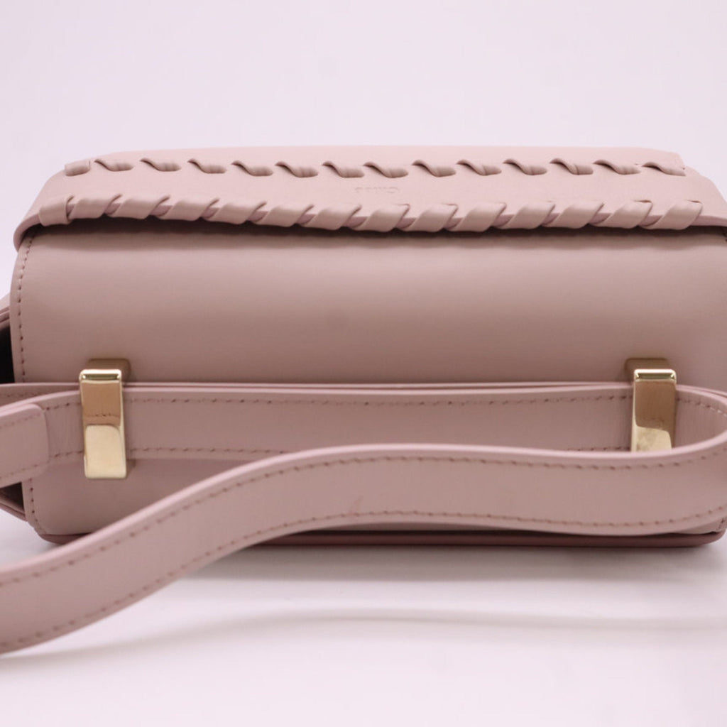 Chloé Pink Beige Leather Shoulder Bag (Pre-Owned)