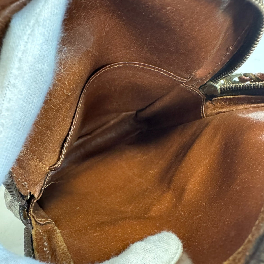Louis Vuitton Brown Monogram Leather Shoulder Bag