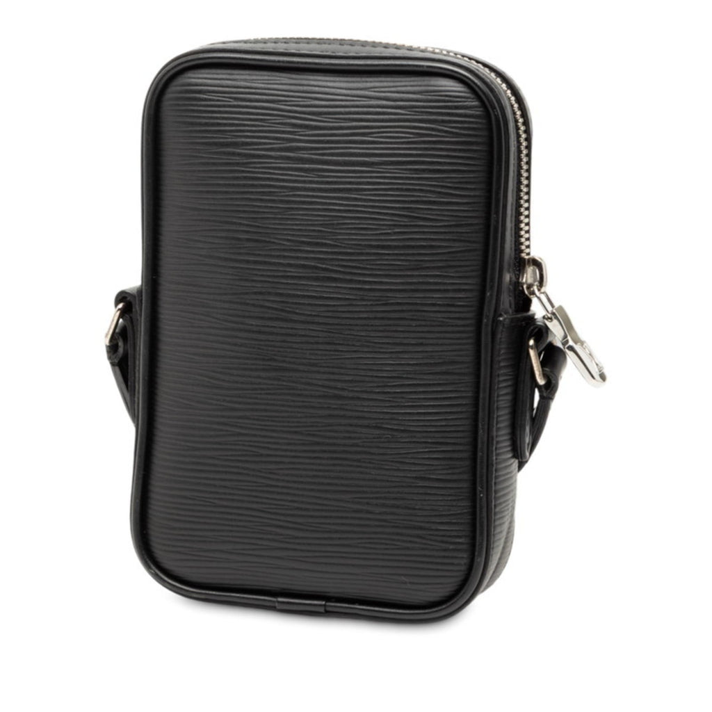 Louis Vuitton Epi Black Yellow Leather Shoulder Bag
