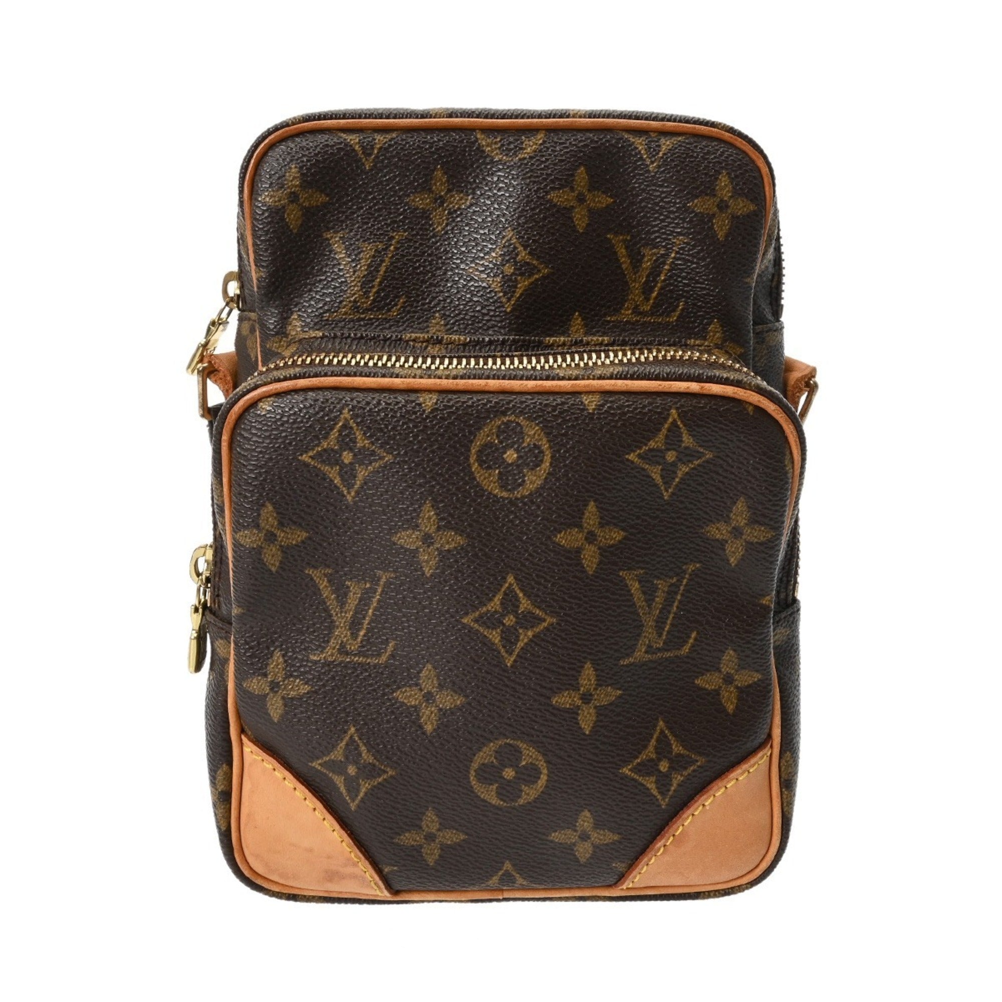 Louis Vuitton Brown Monogram Canvas Shoulder Bag