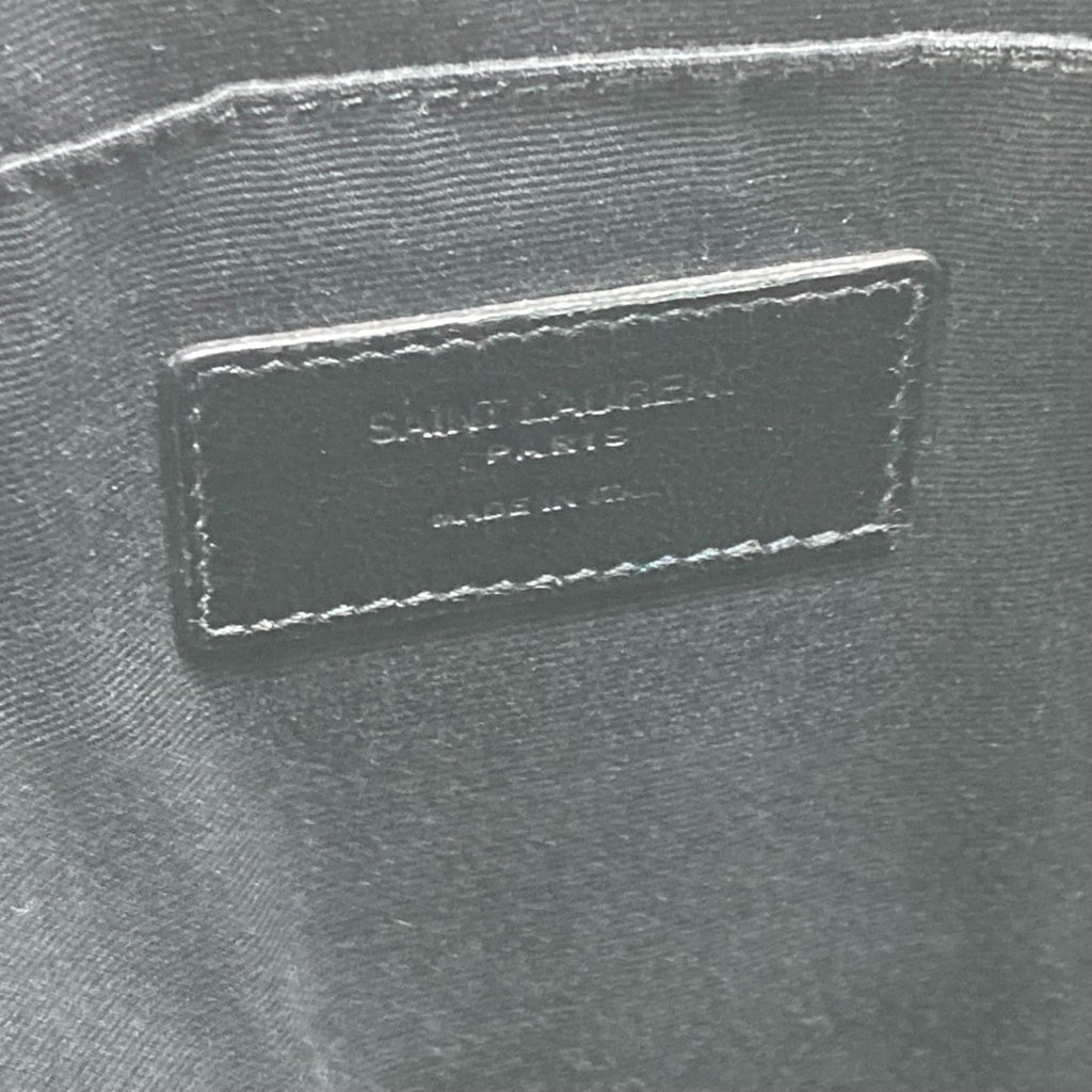 Saint Laurent Navy Leather Clutch Bag (Pre-Owned)