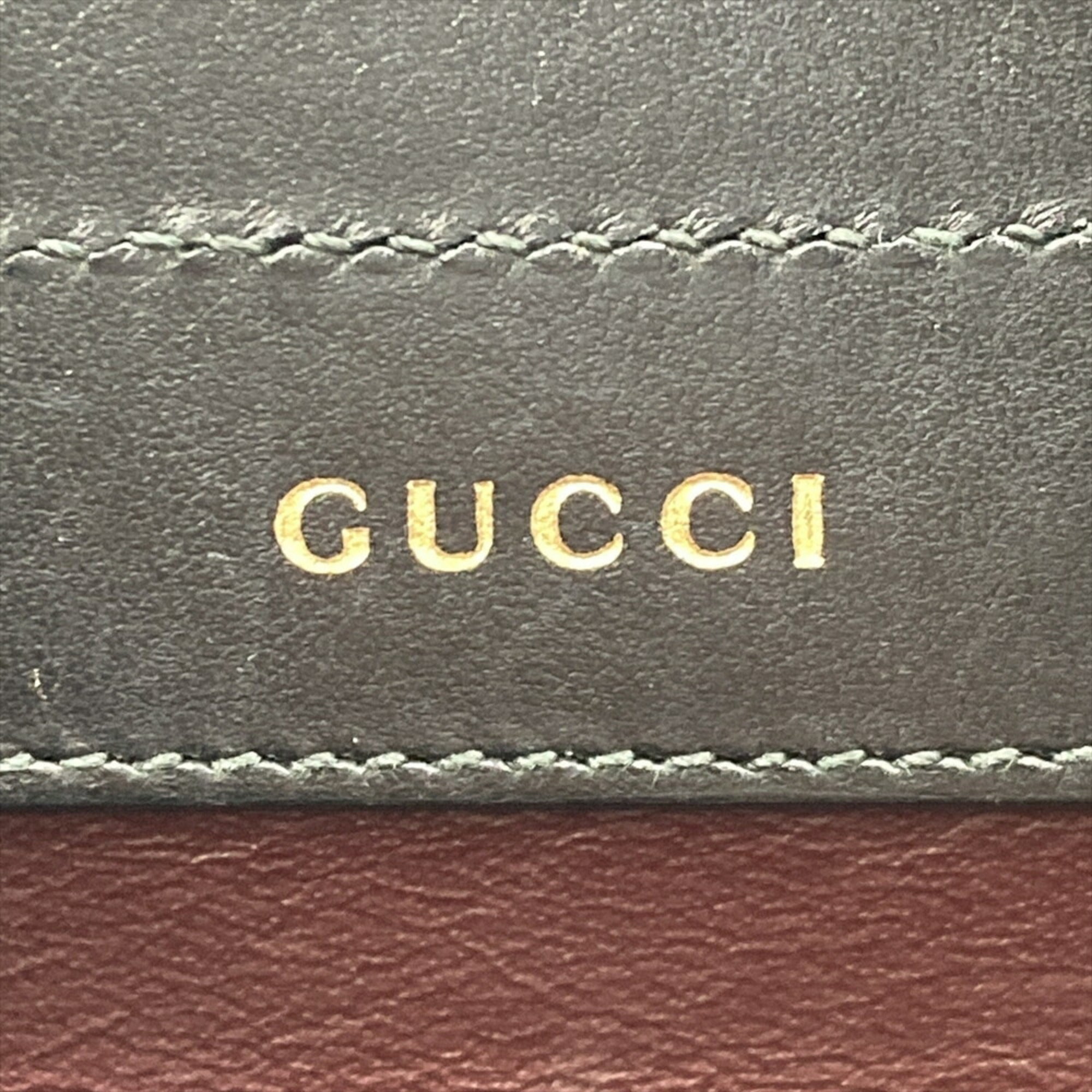 Gucci Horsebit Black Leather Handbag (Pre-Owned)