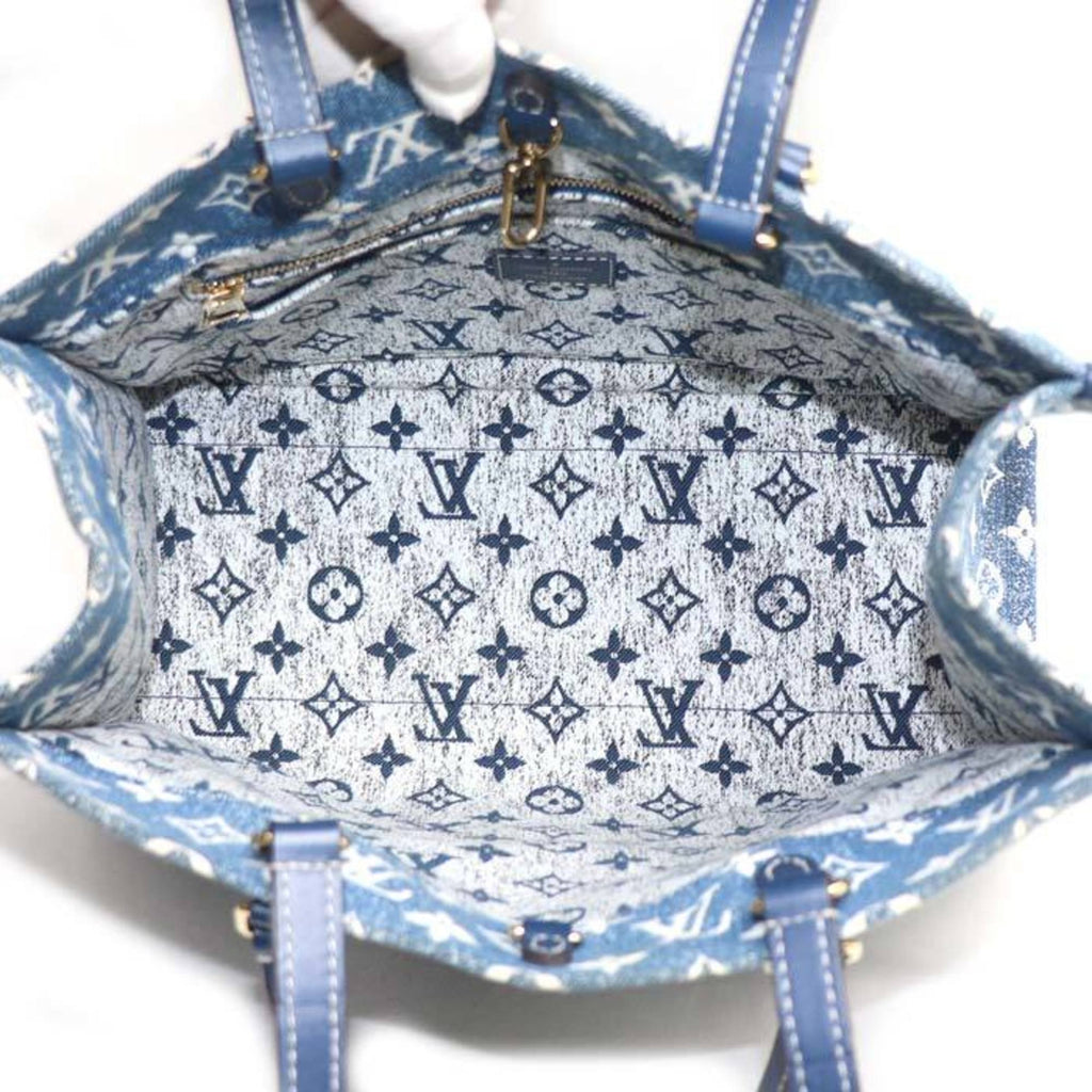 Louis Vuitton Blue Denim Shoulder Bag