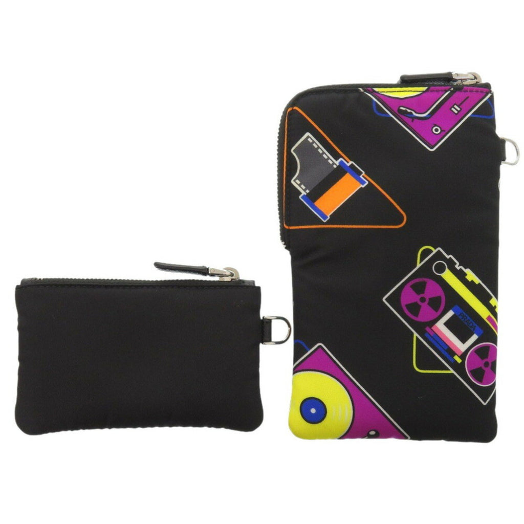 Prada Black Nylon Pouch Shoulder Bag