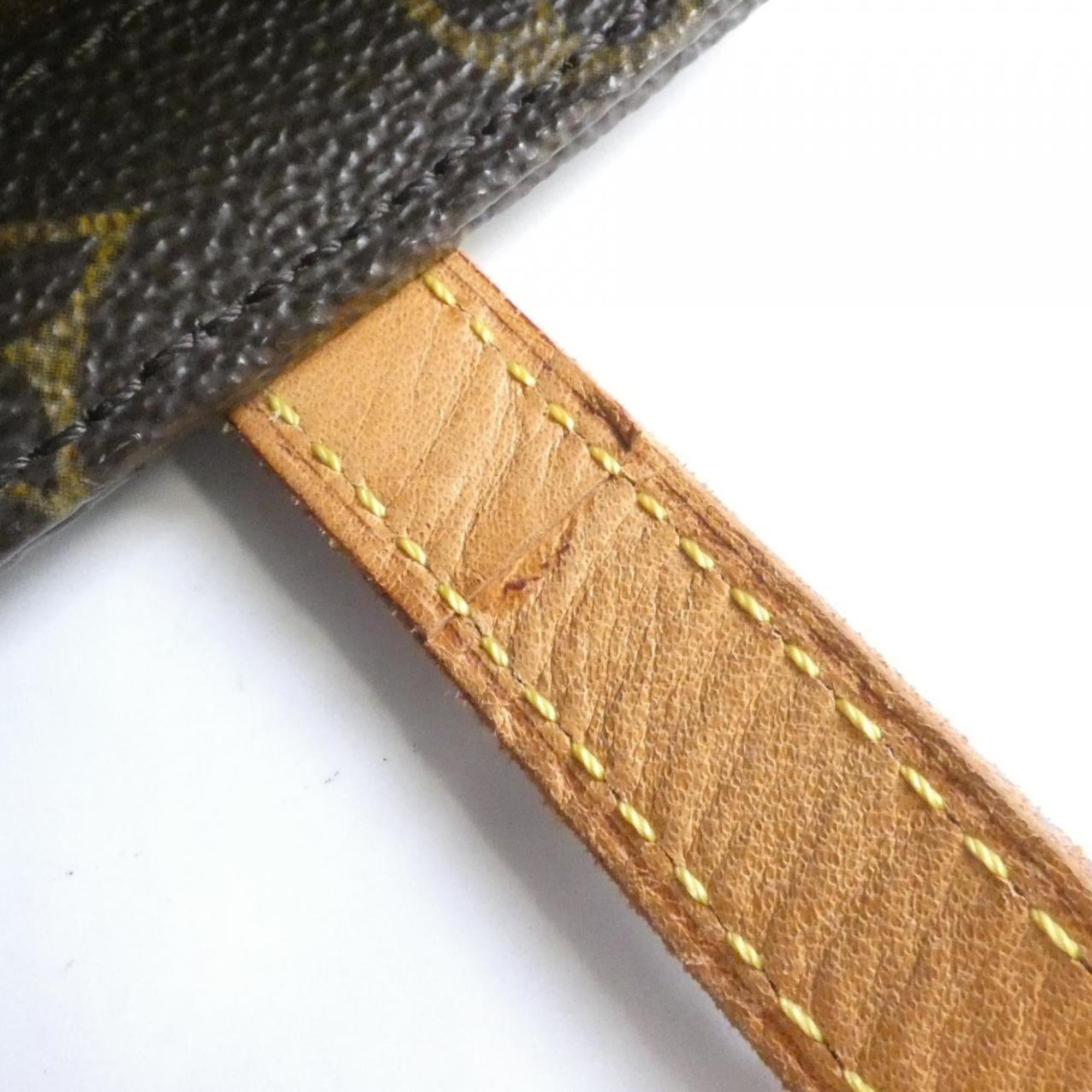 Louis Vuitton Brown Coated Canvas Handbag