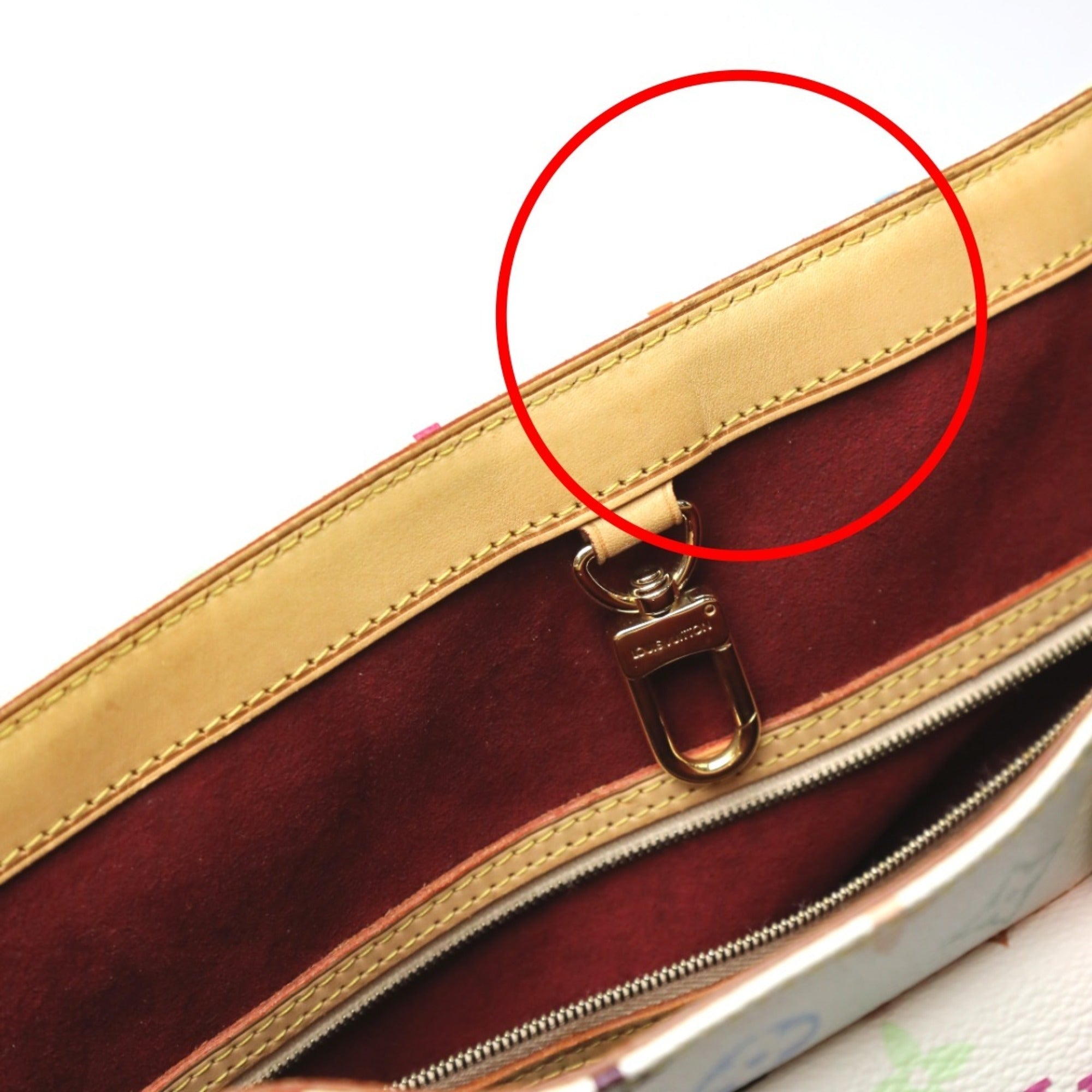 Louis Vuitton Blanc Multi-Color Monogram Multicolore Handbag