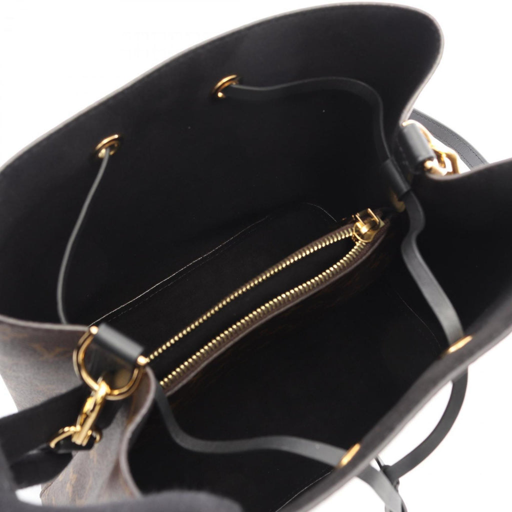 Louis Vuitton Black Brown Monogram Noir Monogram Leather Handbag Shoulder Bag