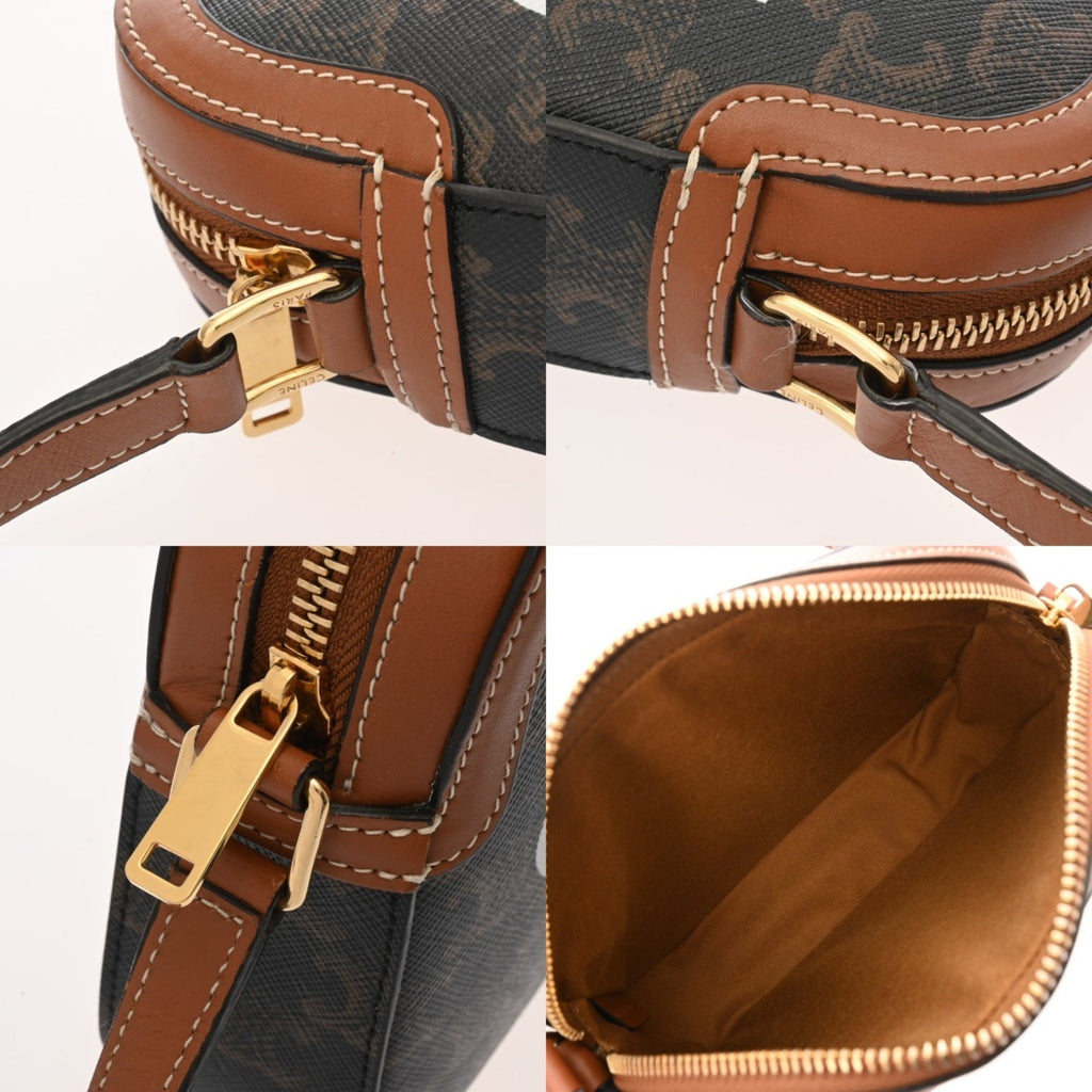 Celine Brown Pvc Shoulder Bag