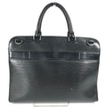Louis Vuitton Black Galle Noir Epi Leather Briefcase Handbag Tote Bag