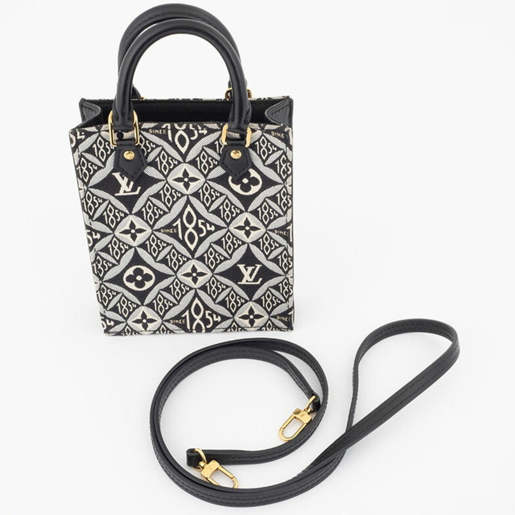 Louis Vuitton Black White Monogram Jacquard Shoulder Bag