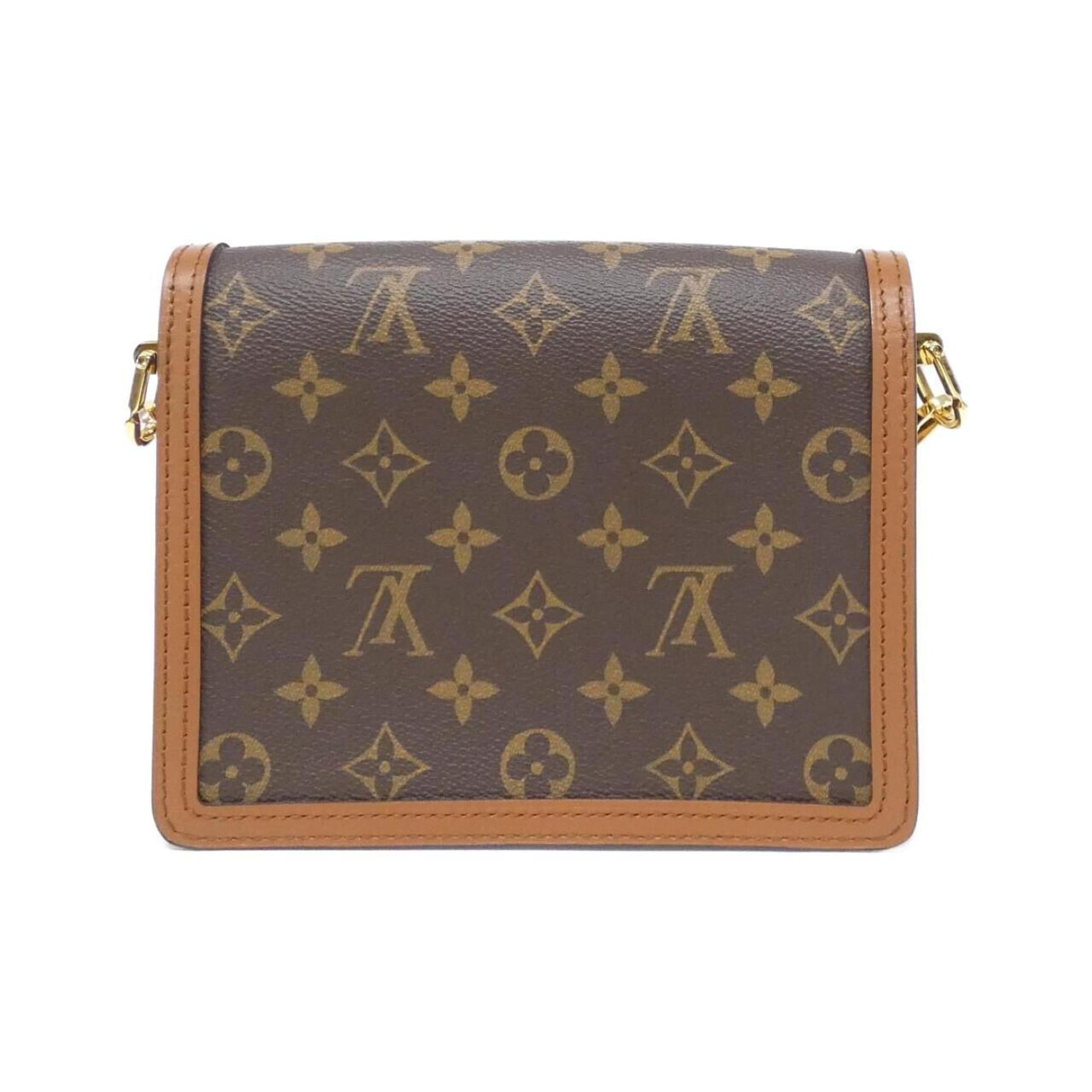 Louis Vuitton Marron Coated Canvas Shoulder Bag