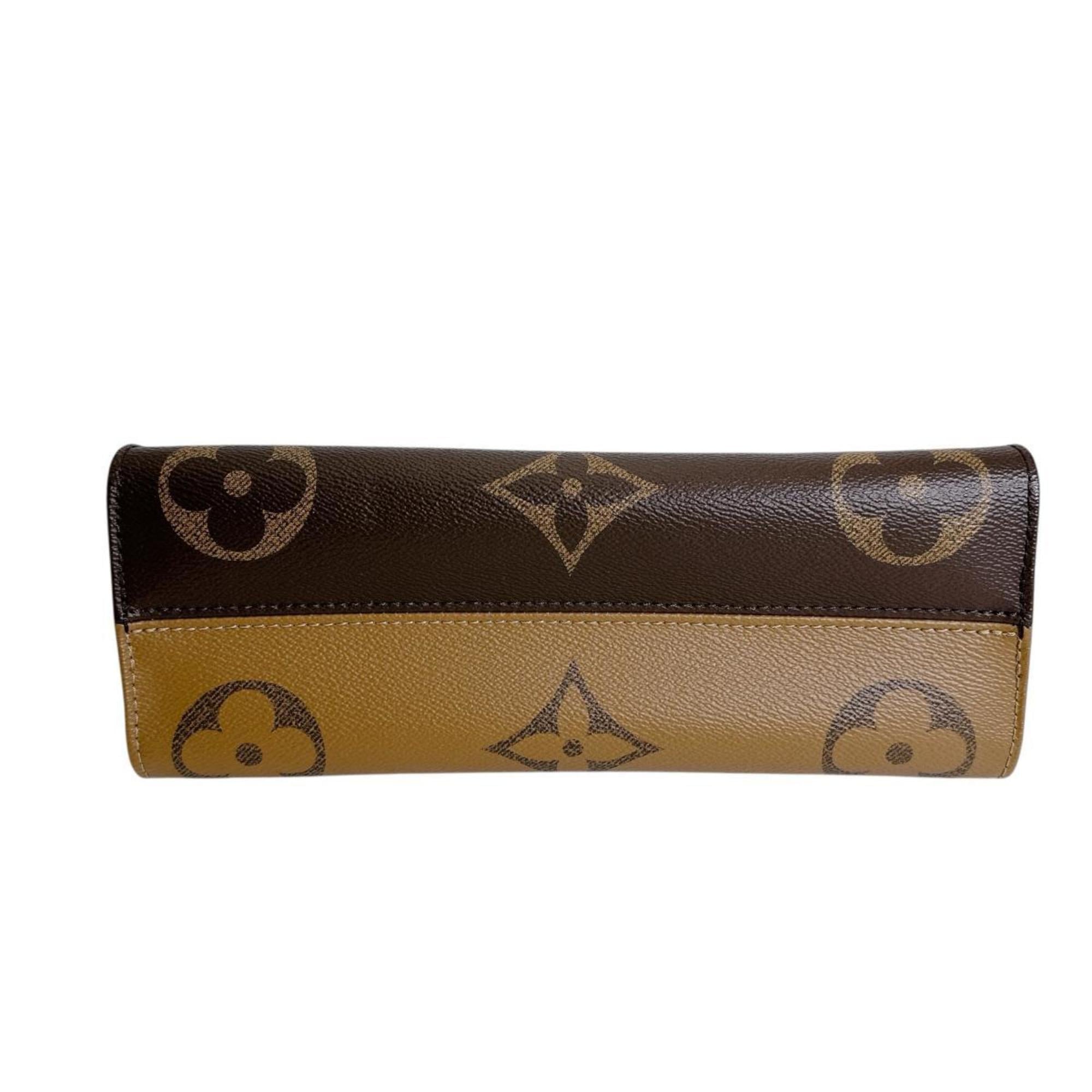 Louis Vuitton Brown Monogram Pouch Tote Bag