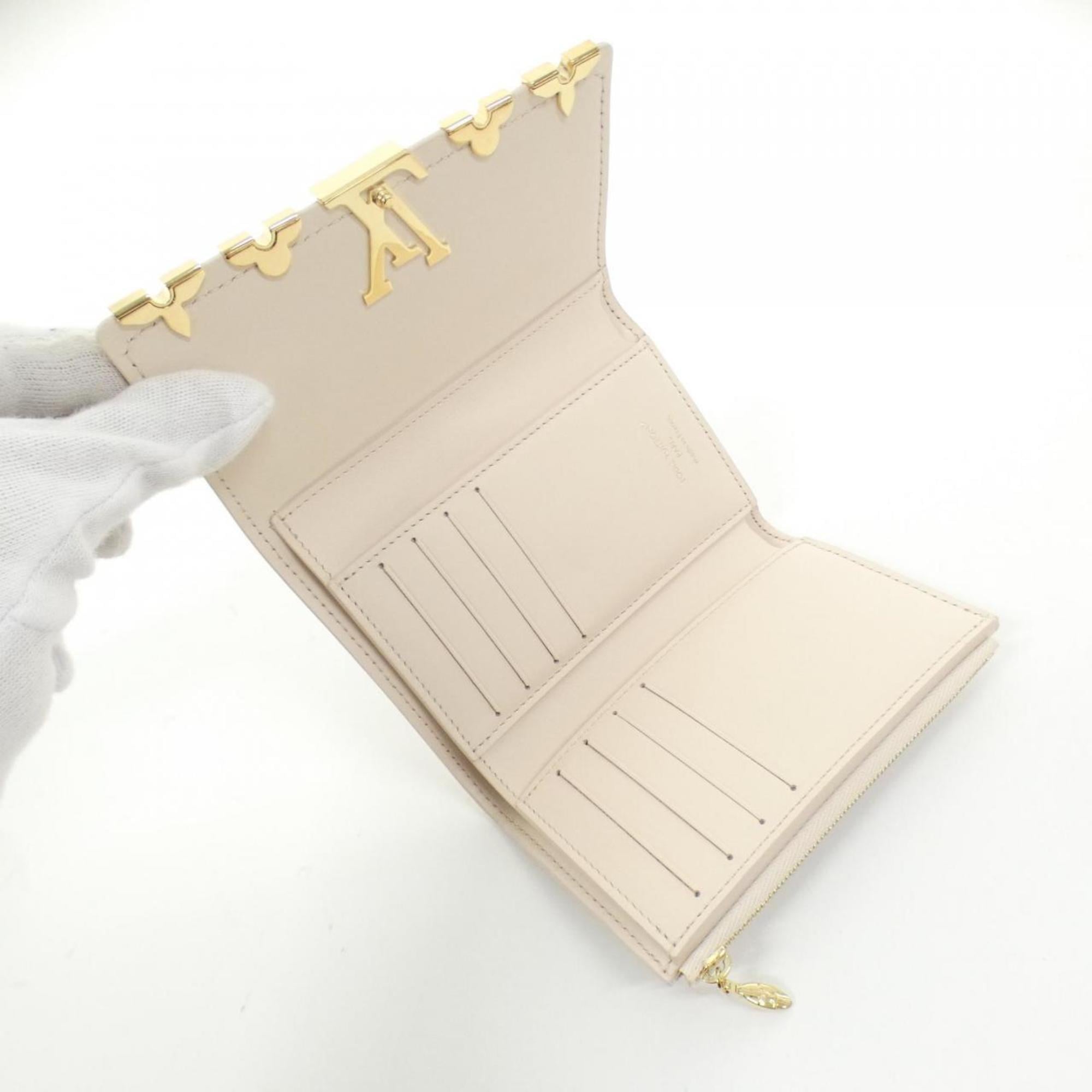 Louis Vuitton Leather Wallet (Tri-Fold)
