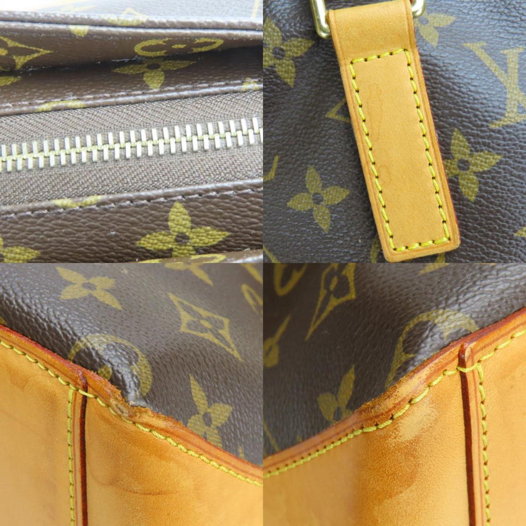 Louis Vuitton Brown Monogram Leather Tote Bag