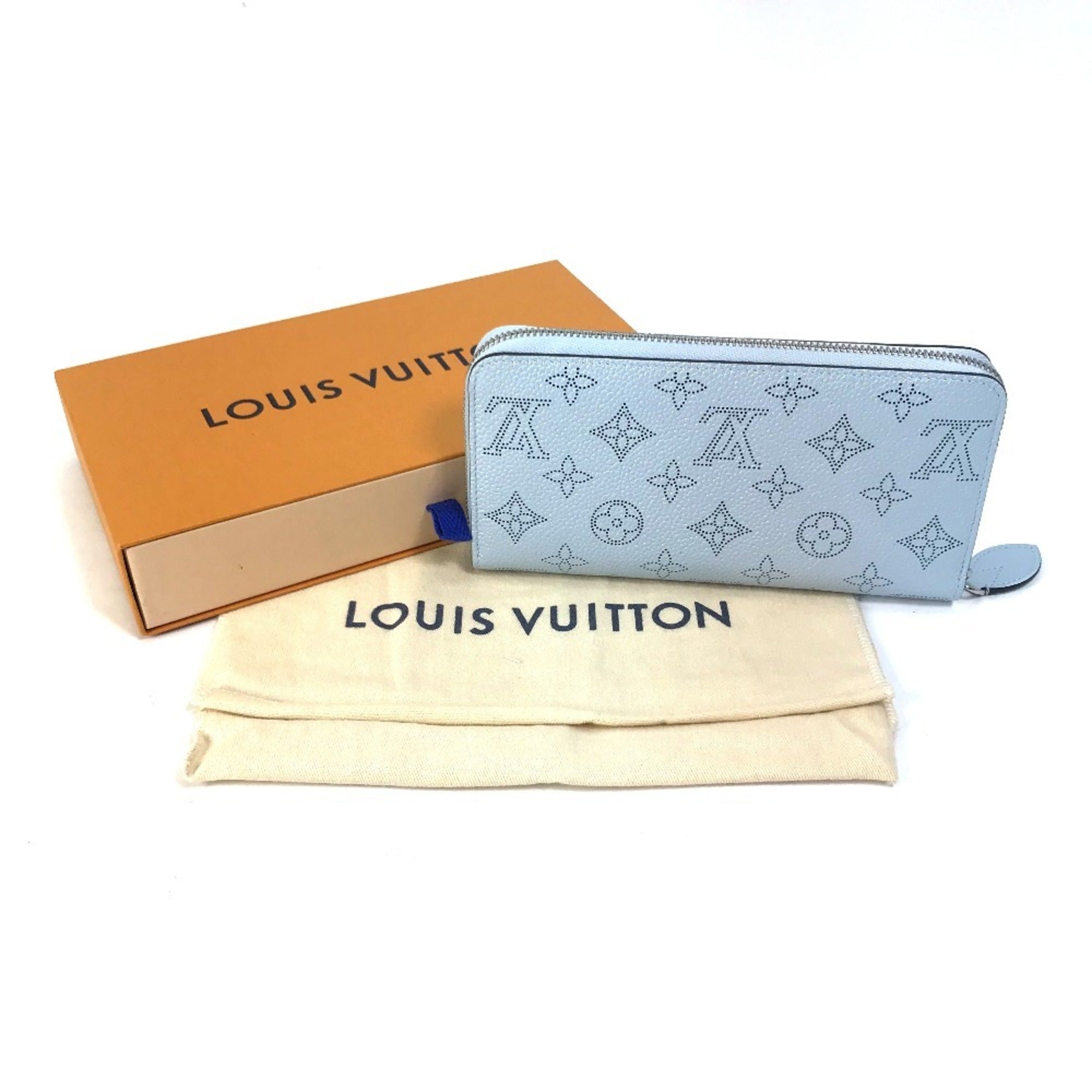 Louis Vuitton Mahina Blue Monogram Long Wallet