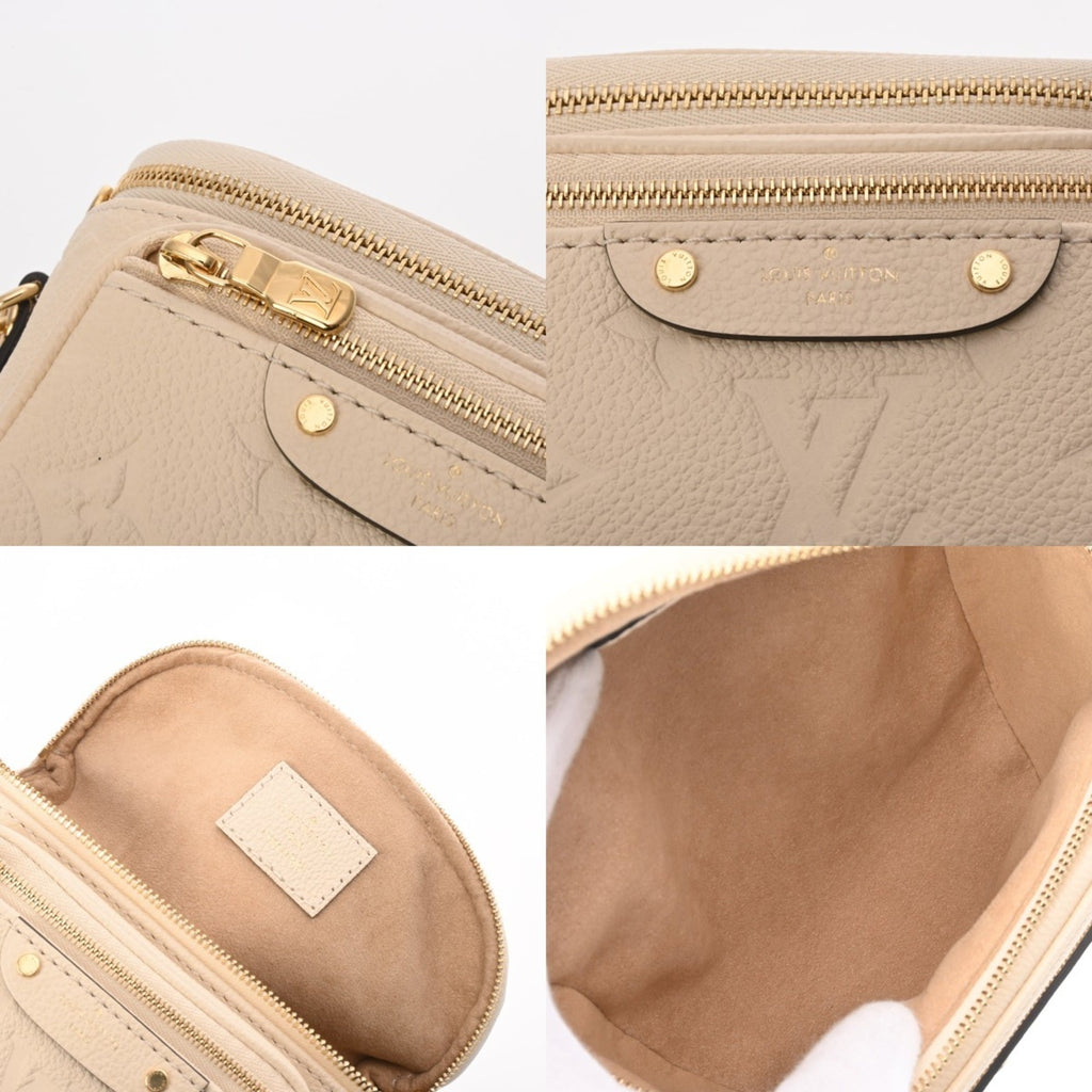 Louis Vuitton Cream Leather Shoulder Bag