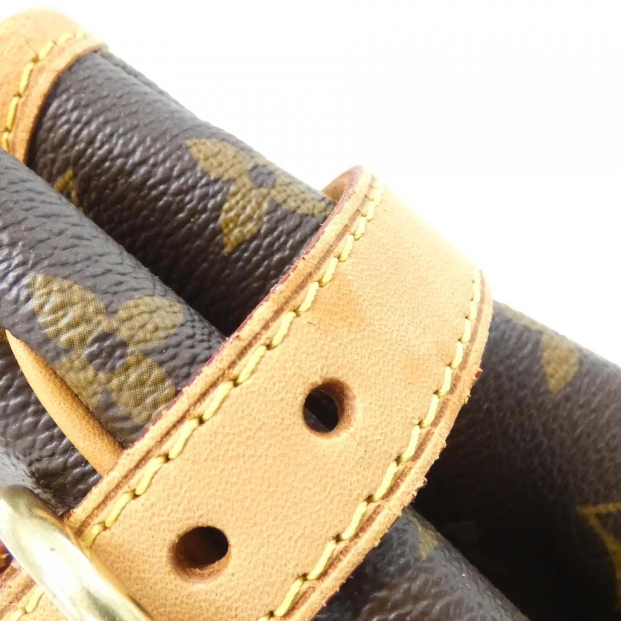 Louis Vuitton Marron Coated Canvas Shoulder Bag