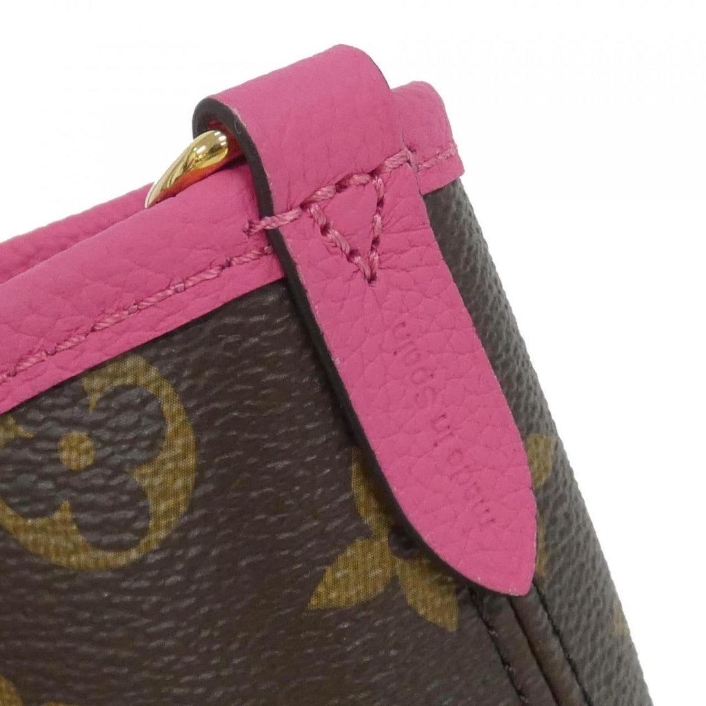 Louis Vuitton Monogram Marron Rose Coated Canvas Leather Handbag