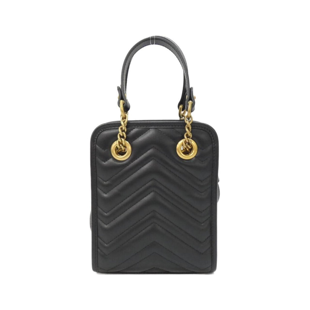 Gucci Black Quilting Leather Handbag (Pre-Owned)