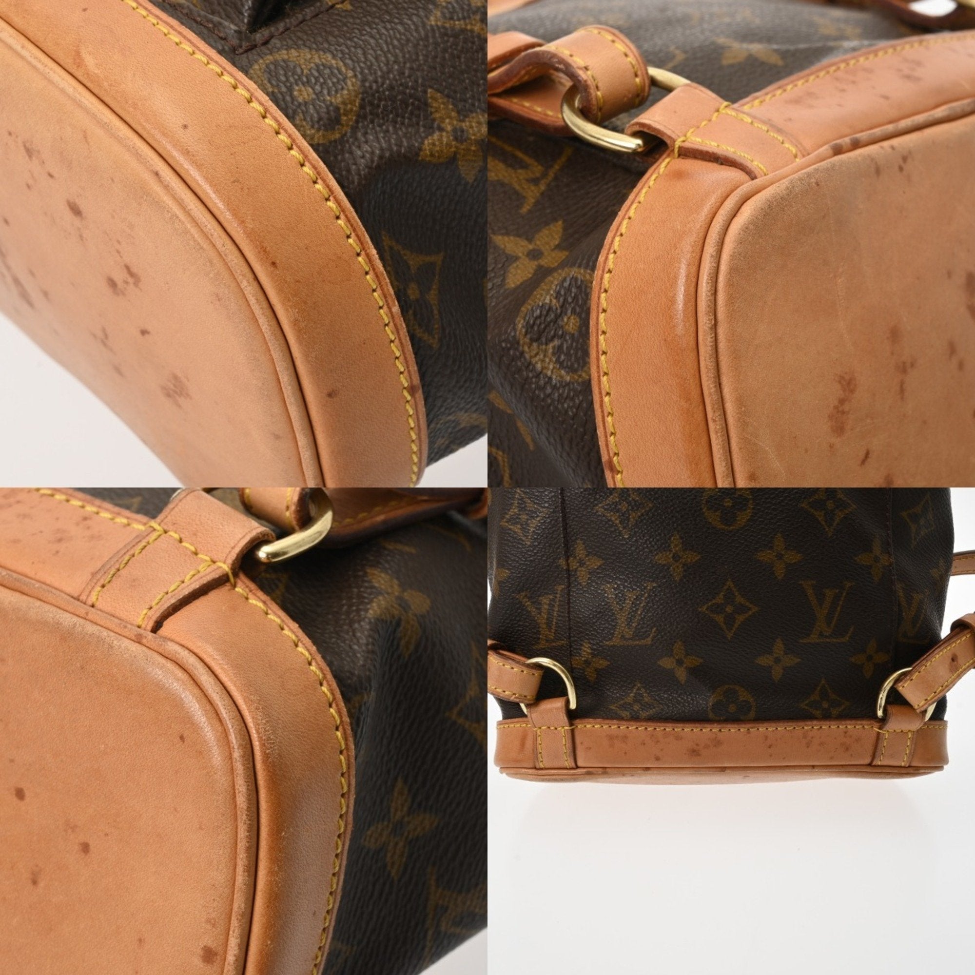 Louis Vuitton Brown Canvas Monogram Backpack