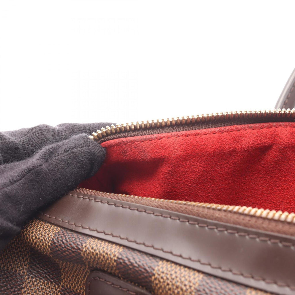 Louis Vuitton Brown Coated Canvas Leather Handbag