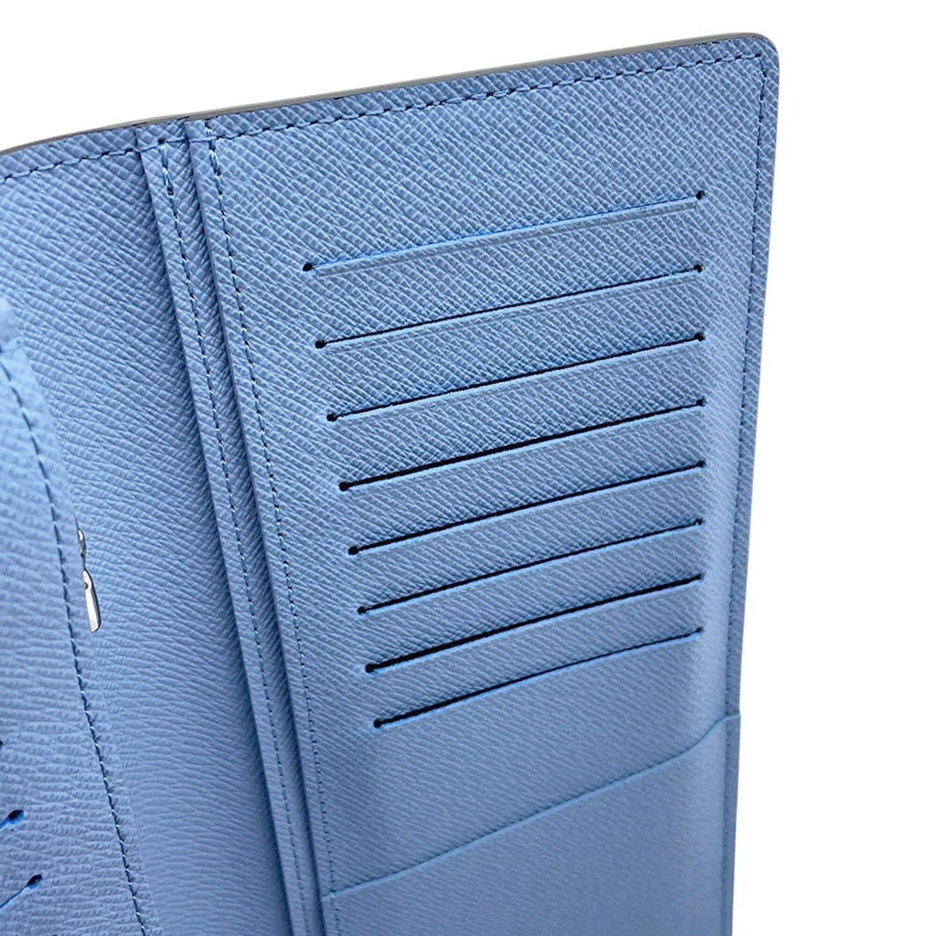 Louis Vuitton Taigarama Blue Taigarama Long Wallet
