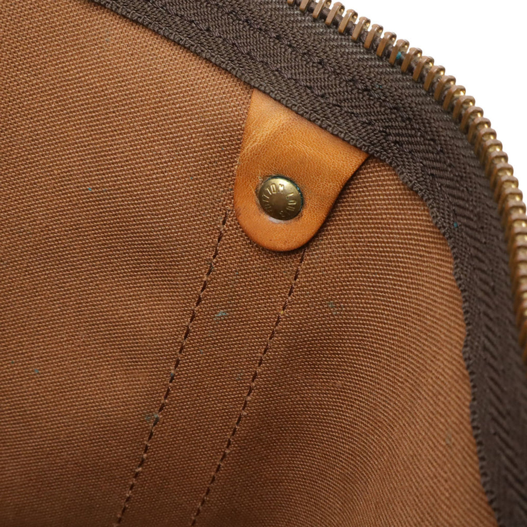 Louis Vuitton Brown Pvc Boston Bag Handbag