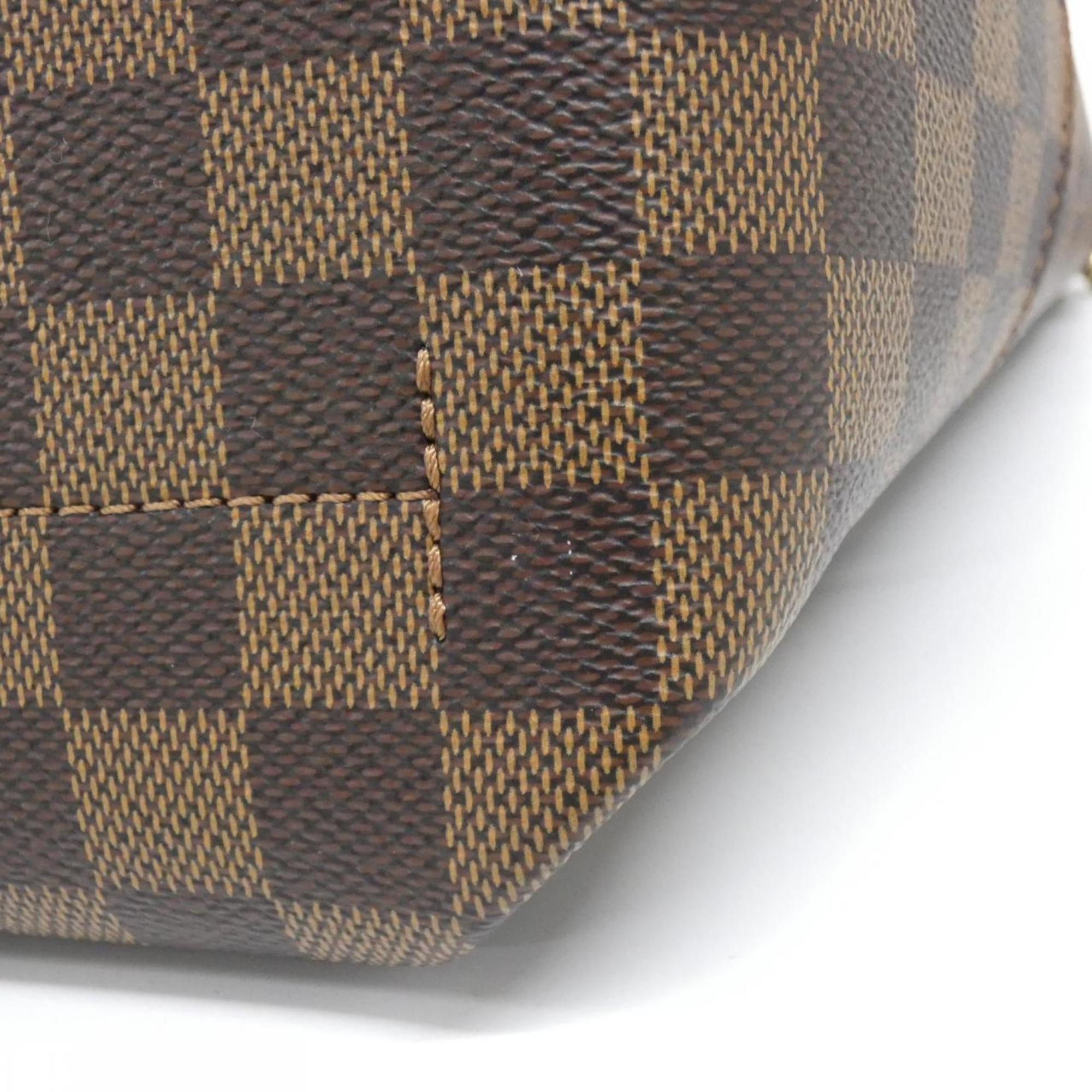 Louis Vuitton Brown Coated Canvas Handbag