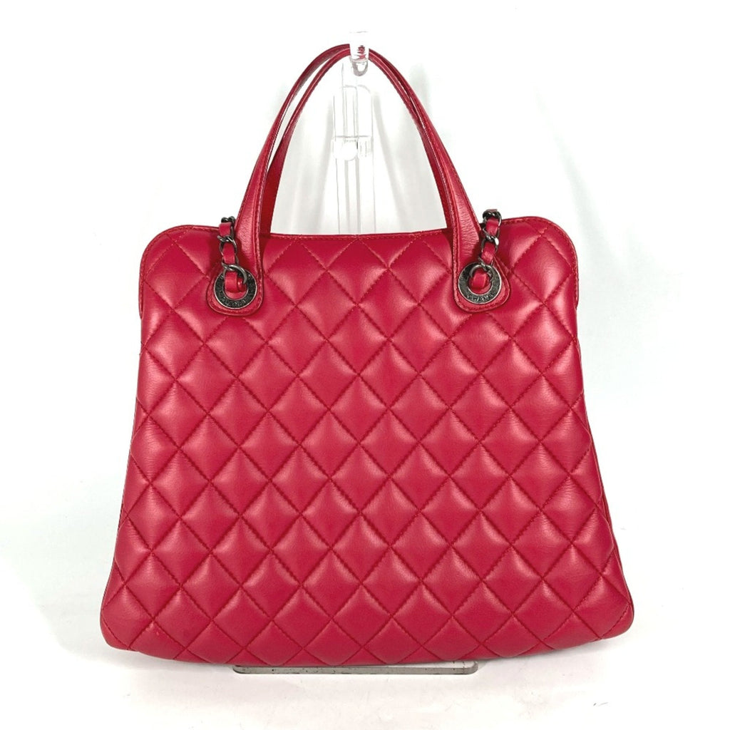 Chanel Pink Leather Tote Bag