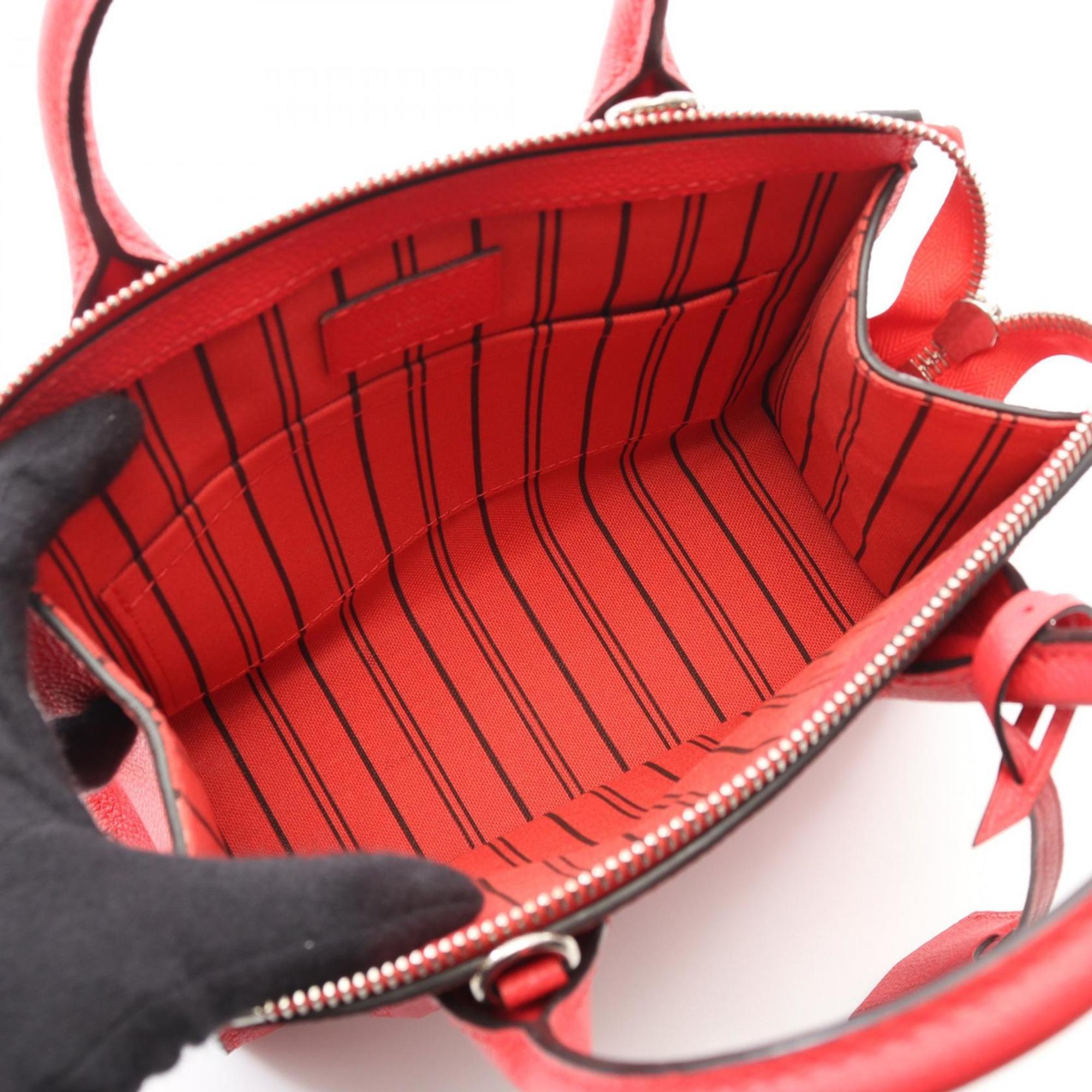 Louis Vuitton Red Color Monogram Empreinte Handbag
