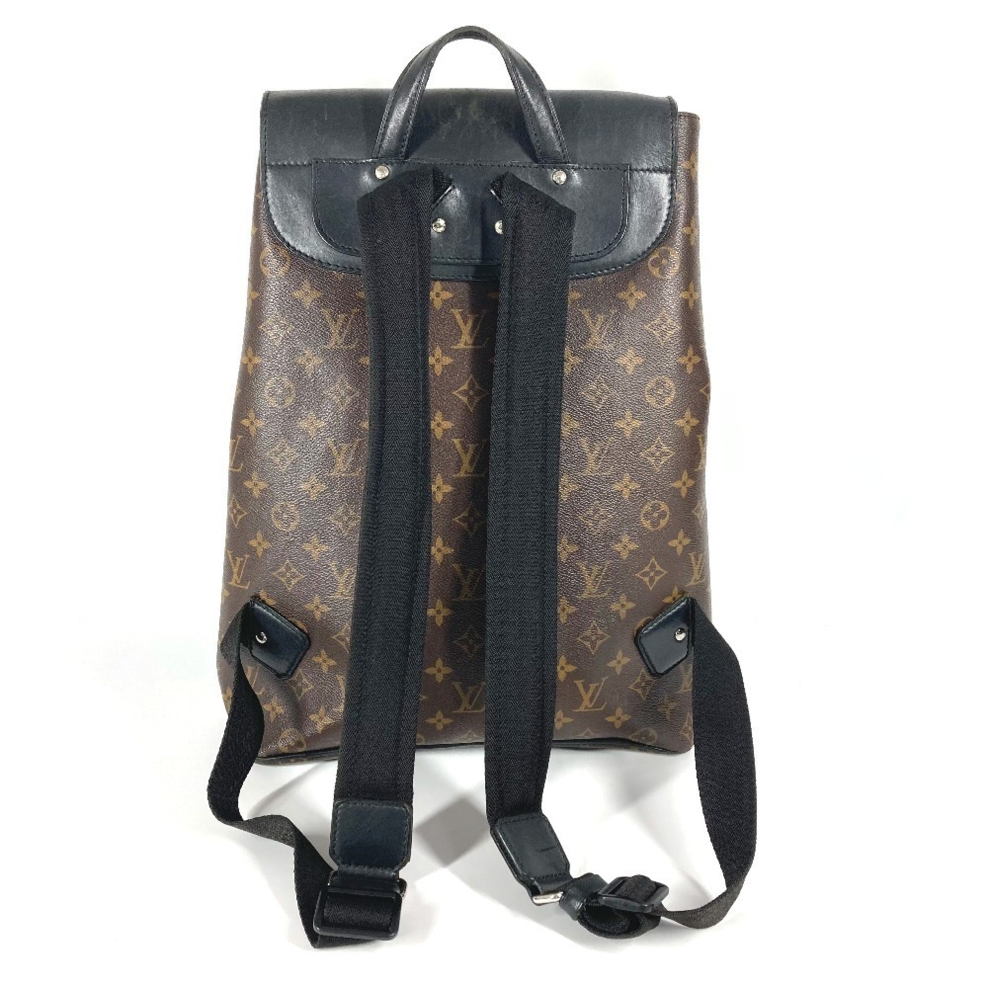 Louis Vuitton Black Brown Galle Monogram Backpack