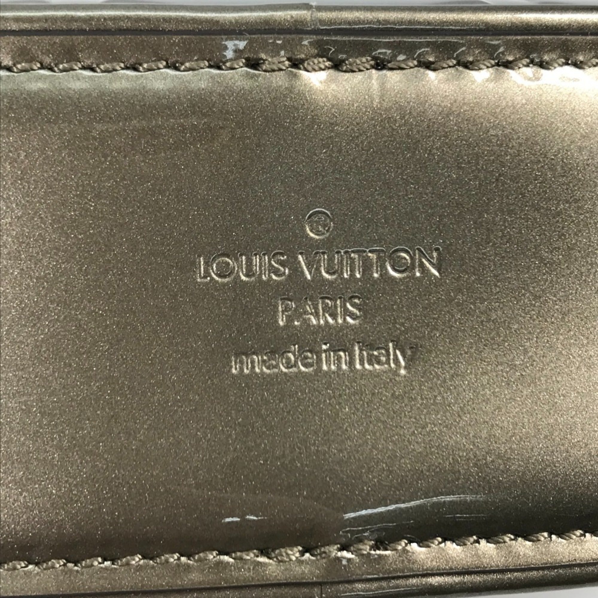 Louis Vuitton Gray Monogram Vernis Shoulder Bag Sling Bag