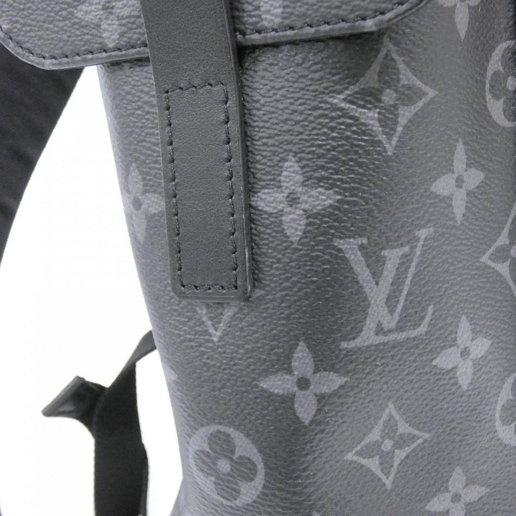 Louis Vuitton Black Coated Canvas Backpack