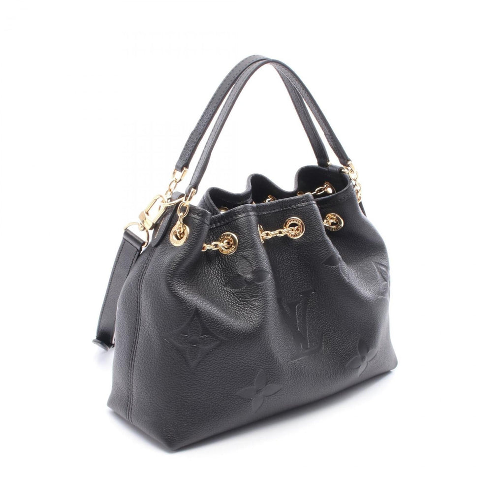 Louis Vuitton Black Noir Monogram Empreinte Handbag