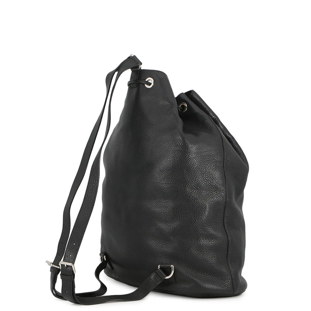 Gucci Black Leather Backpack Handbag (Pre-Owned)